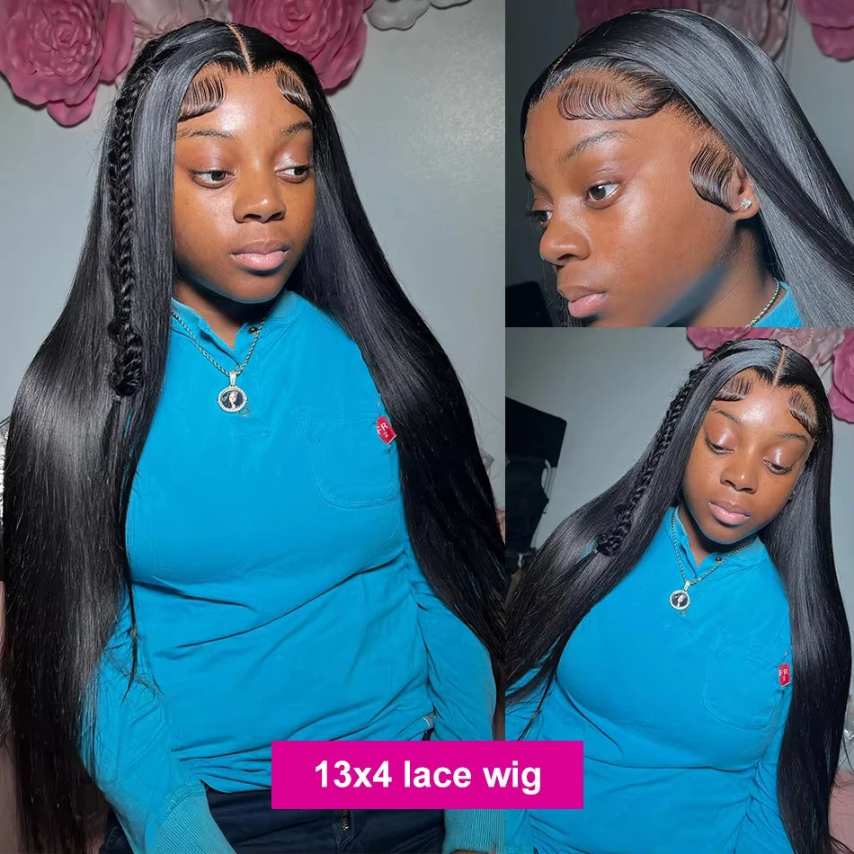 30 Inch 200 Density Straight Human Hair Wigs 13x6 Hd Lace Frontal Wig 360 Lace Front Wig 13x4 Lace Front Wig For Black Women